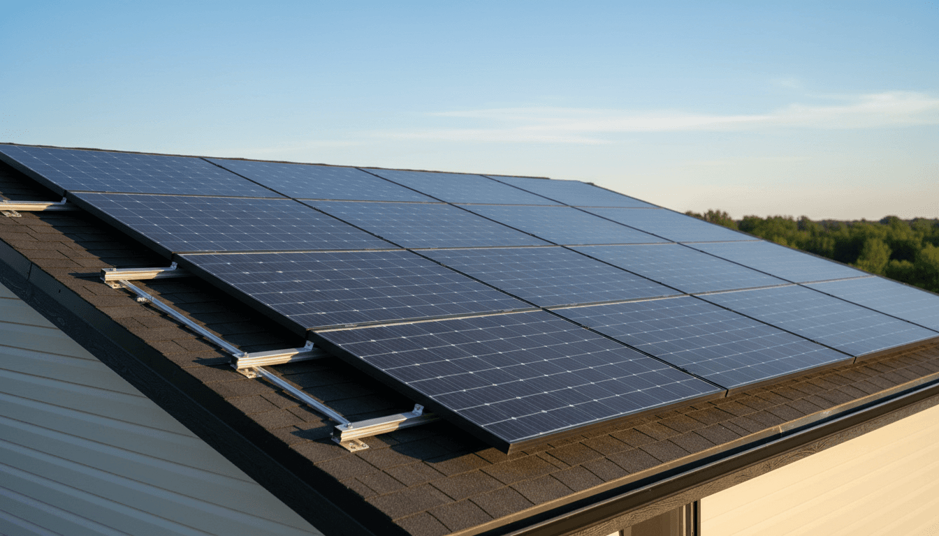Solar modules as a railing on a public promenade
